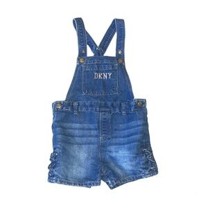 DKNY Girls Short Overalls size 6